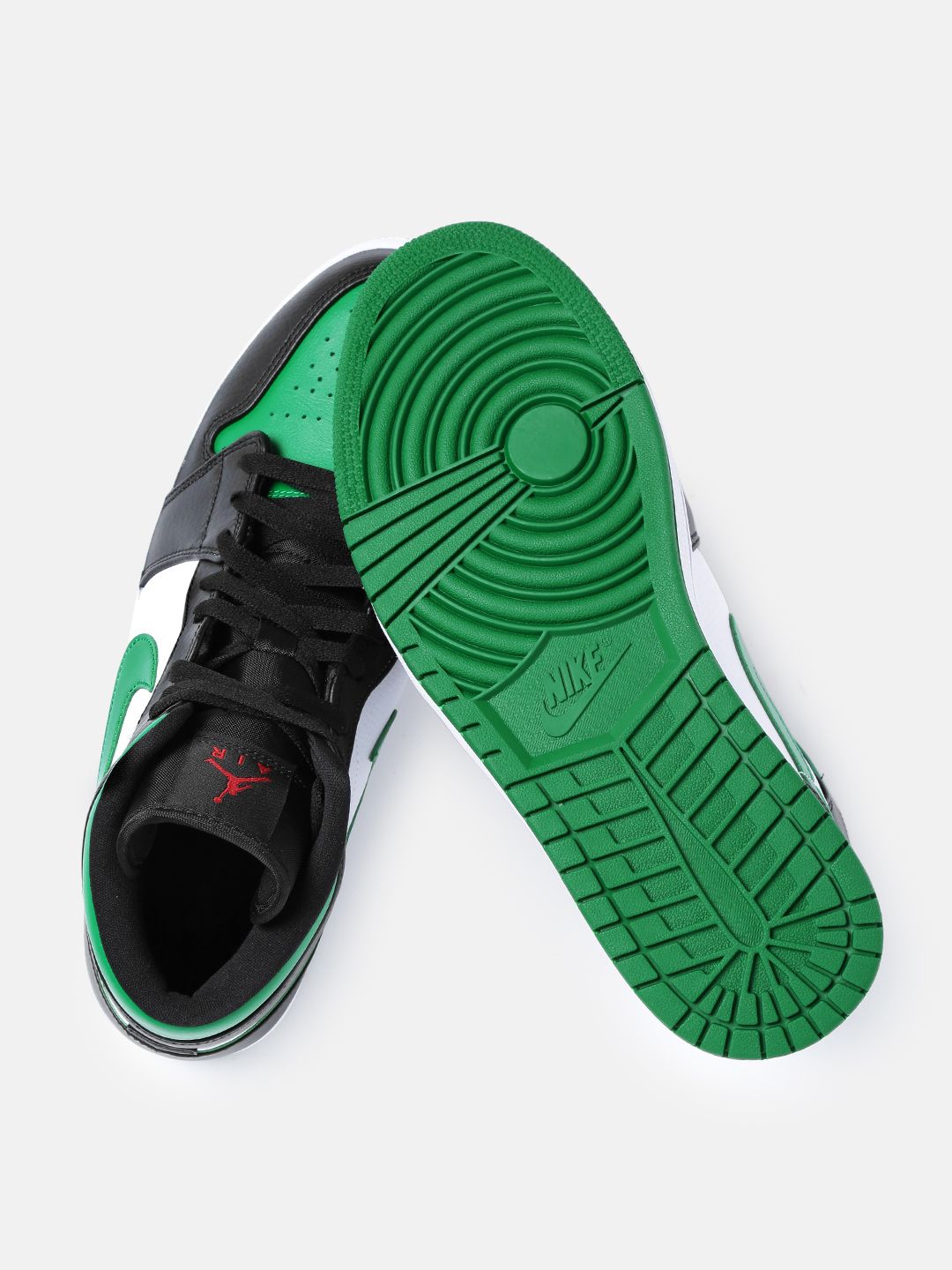 mens black and green jordans