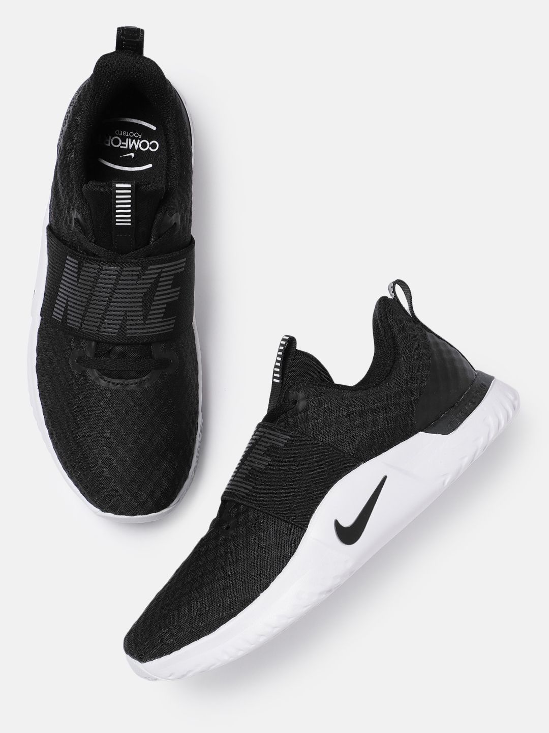 nike training free tr 9 trainers in black