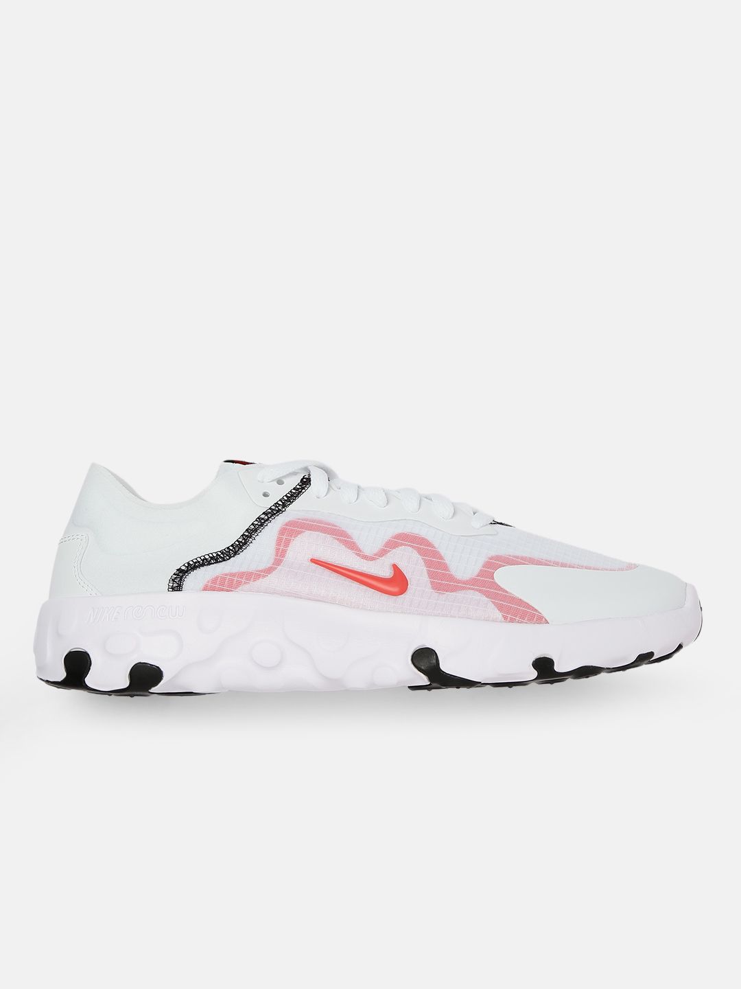 nike men white renew lucent sneakers