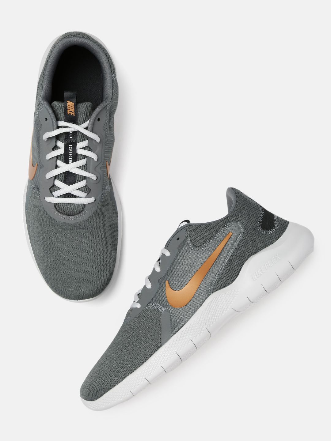 Nike Men Grey Flex EXPERIENCE RN 9 Running Shoes