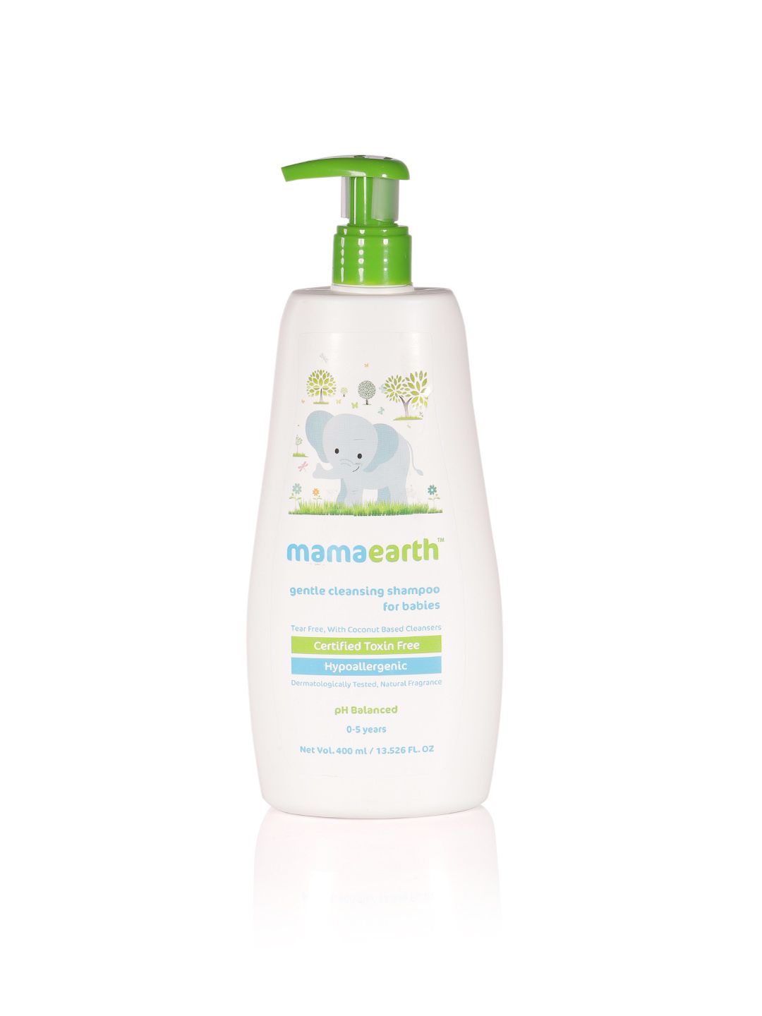 Mamaearth Kids Gentle Cleansing Shampoo for Babies 0 - 5 Years 400 ml