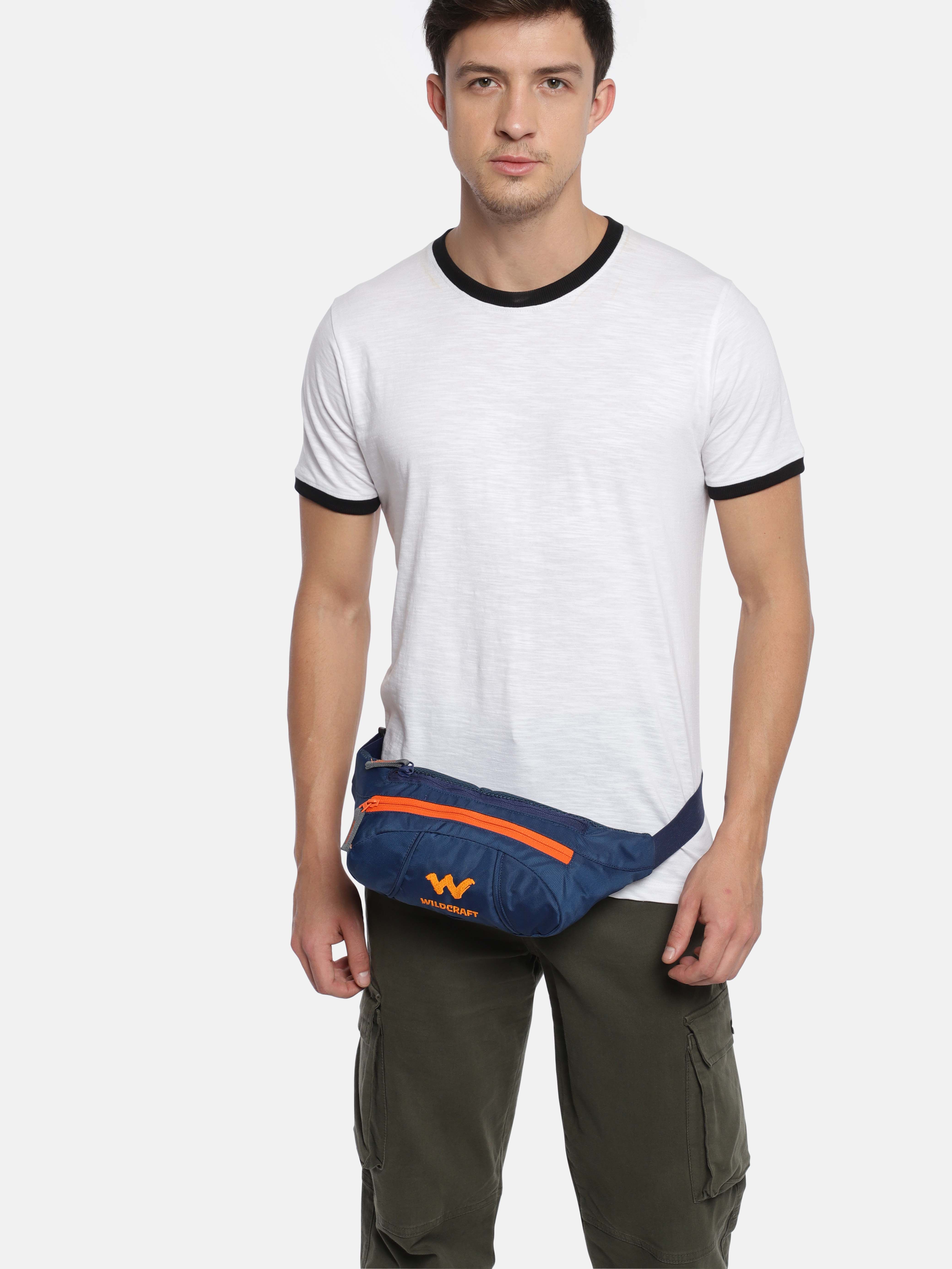 Buy Wildcraft Unisex Blue Embroidered Astro 2 Waist Pouch - Waist