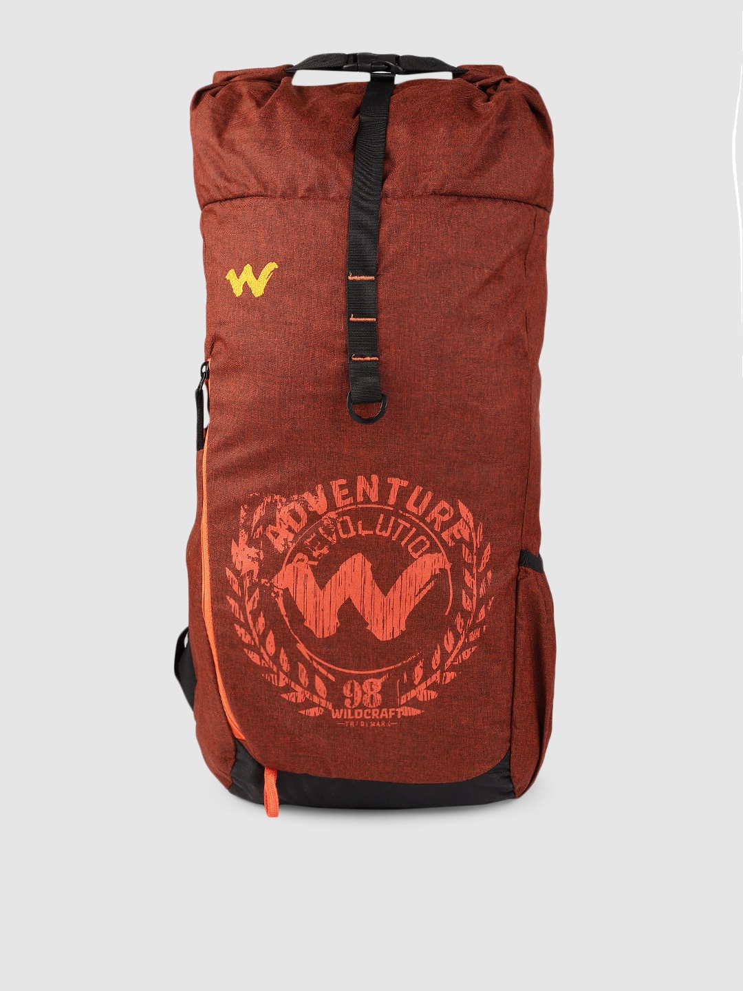 Wildcraft Unisex Orange Brand Logo Printed Natty Mel Backpack Price in India