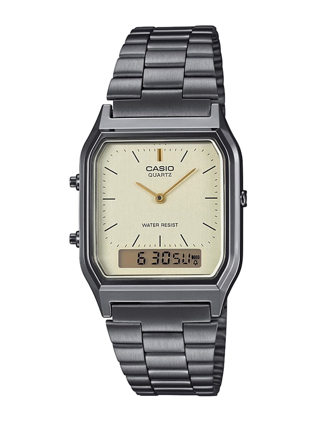 Casio Vintage Unisex Beige Analogue and Digital watch D184 AQ-230GG-9ADF Price in India