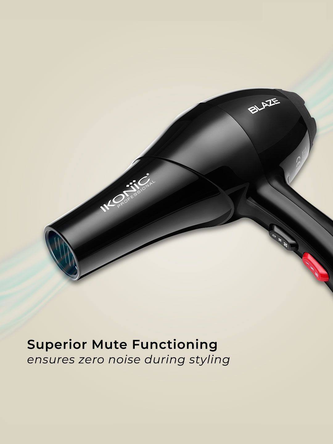 Buy Ikonic Professional Blaze Hair Dryer AC Motor with 2