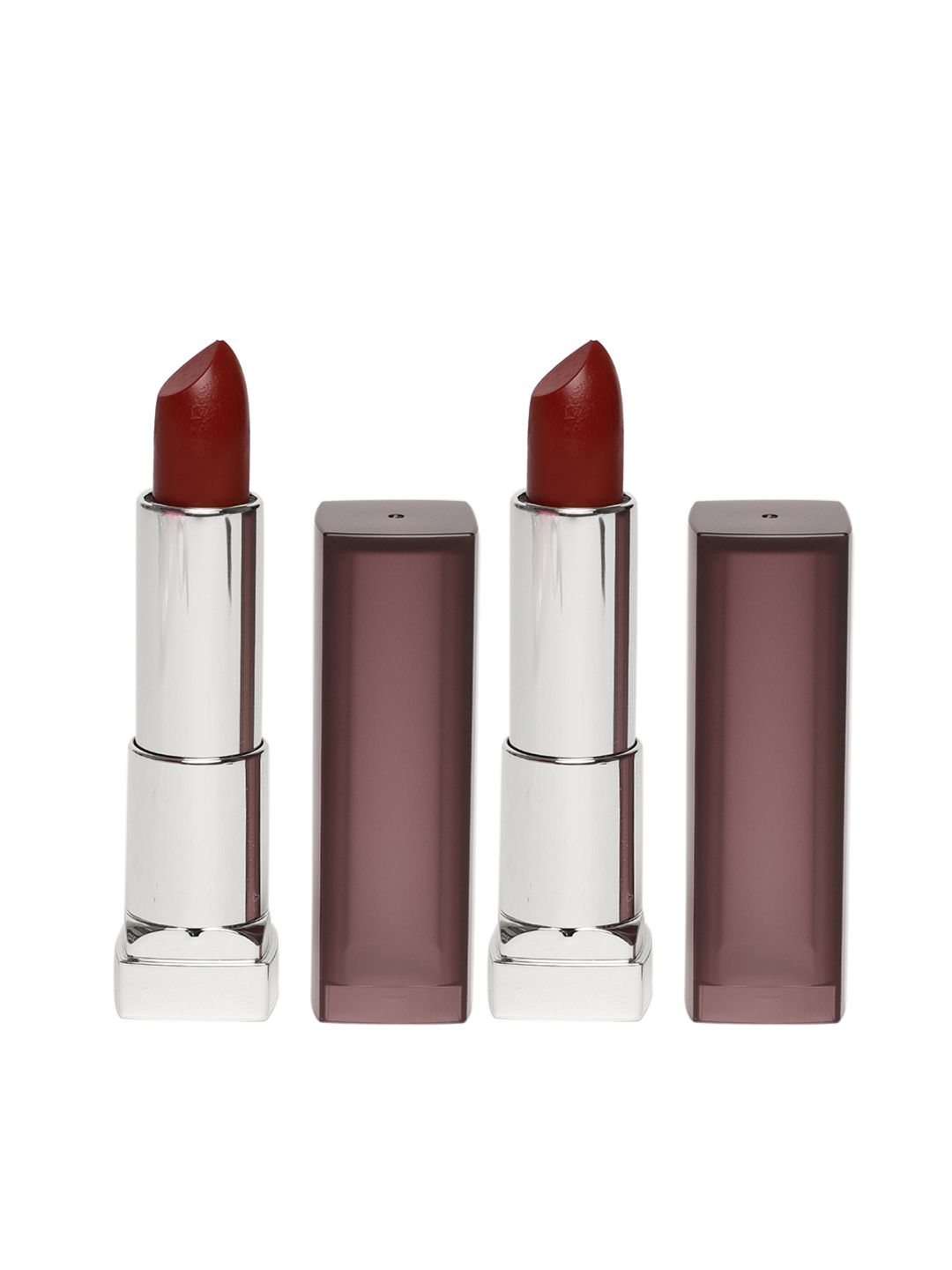 Maybelline New York Set of 2 Divine Wine Color Sensational Creamy Matte Lipsticks 695 Price in India