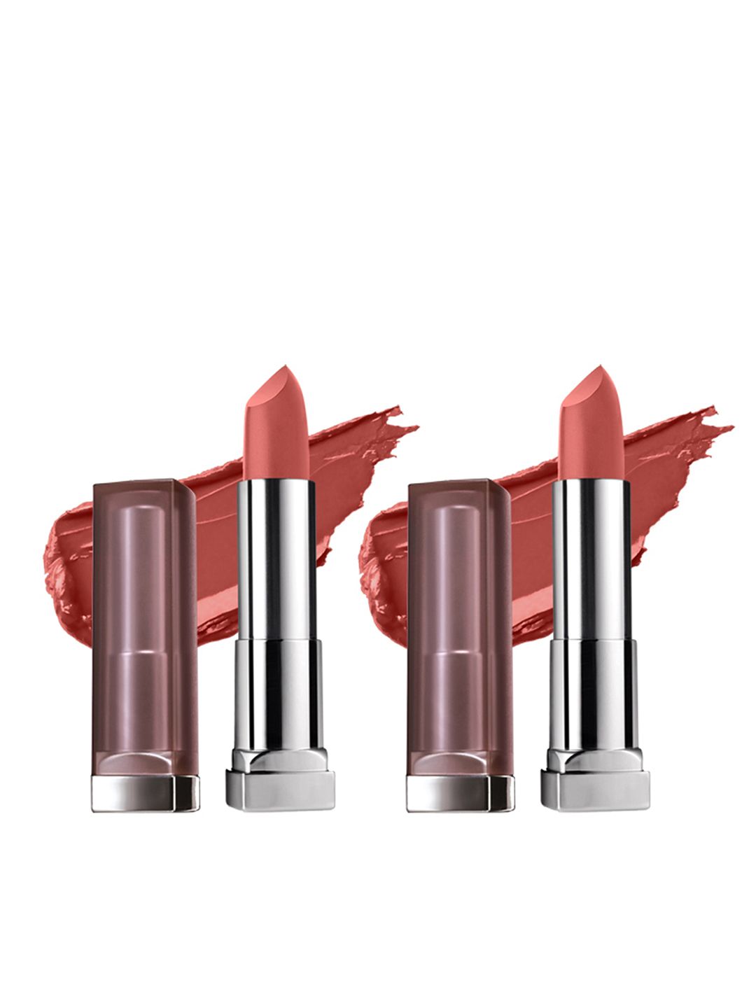 Maybelline New York Set of 2 Nude Nuance Color Sensational Creamy Matte Lipstick 657 Price in India
