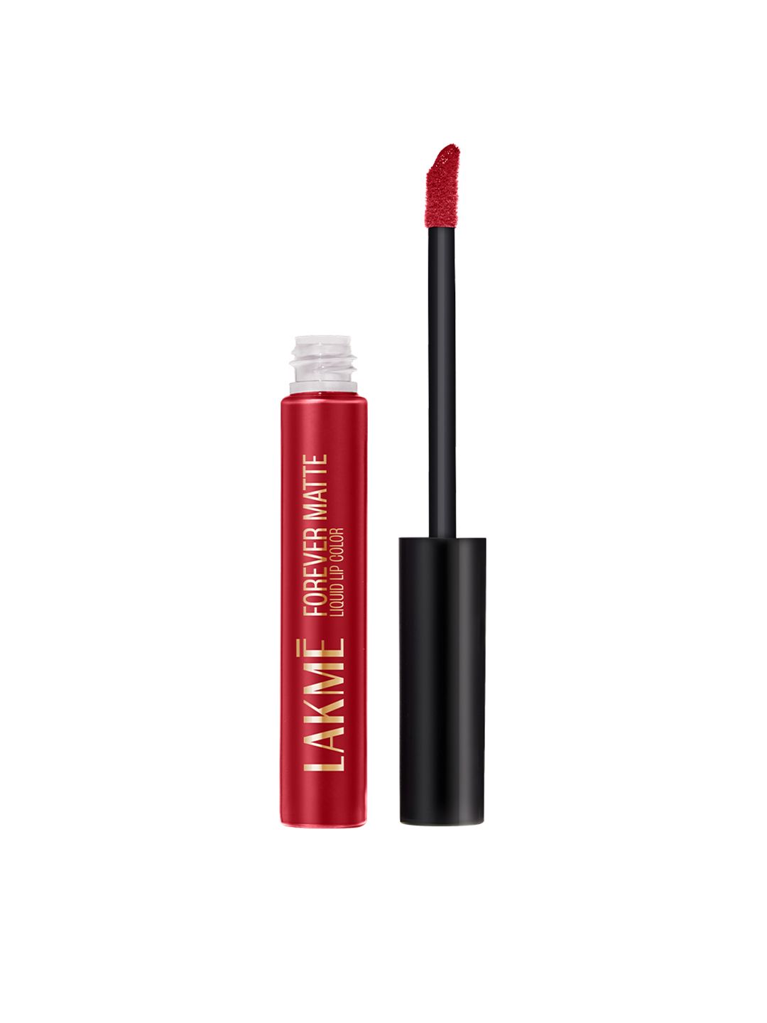 Lakme Forever Matte Lightweight & Transferproof 16Hr Liquid Lipstick 5.6ml - Red Revival