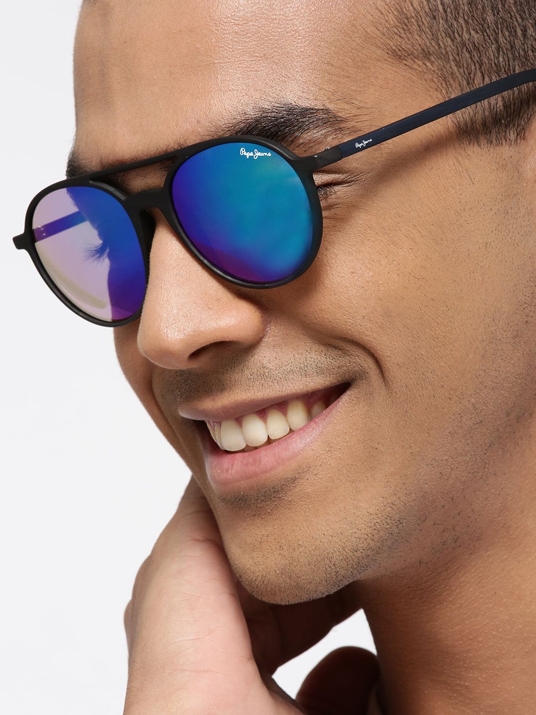 Pepe Jeans Unisex Oval Sunglasses PJ7370C1 Price in India