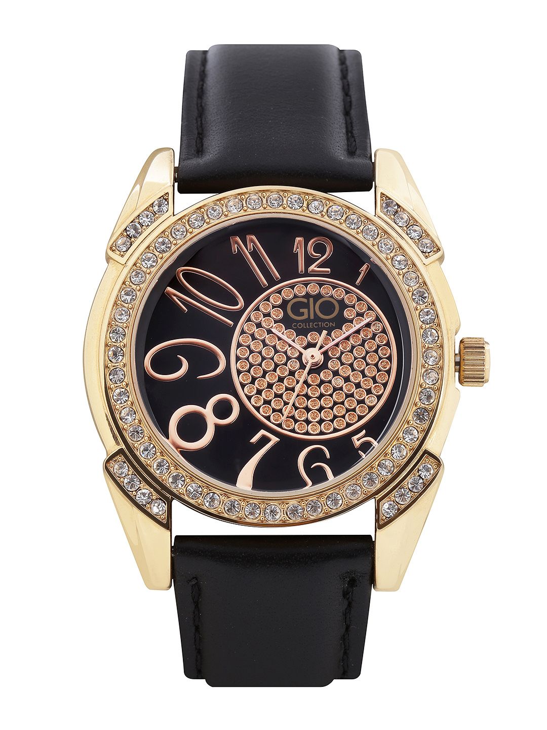 GIO COLLECTION Women Black Dial Watch G0041-05 Price in India