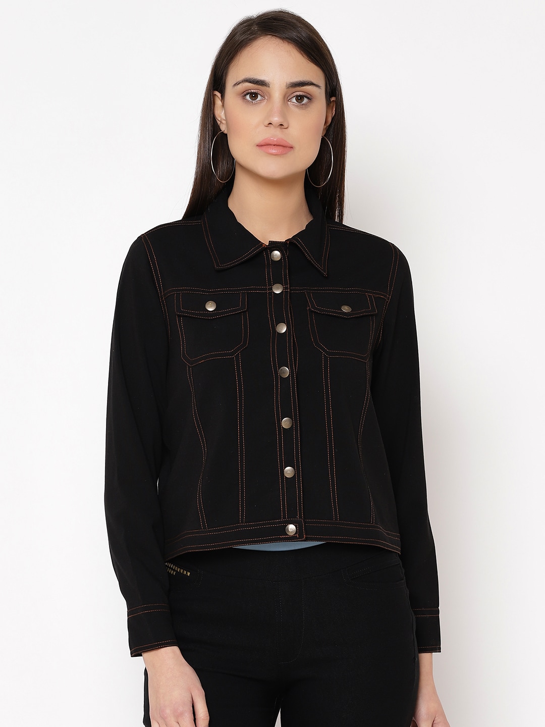 Carlton London Women Black Solid Tailored Jacket Price in India
