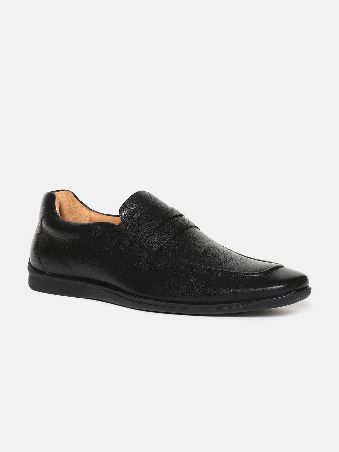 Arrow Men Textured Leather Formal Slip-On Shoes