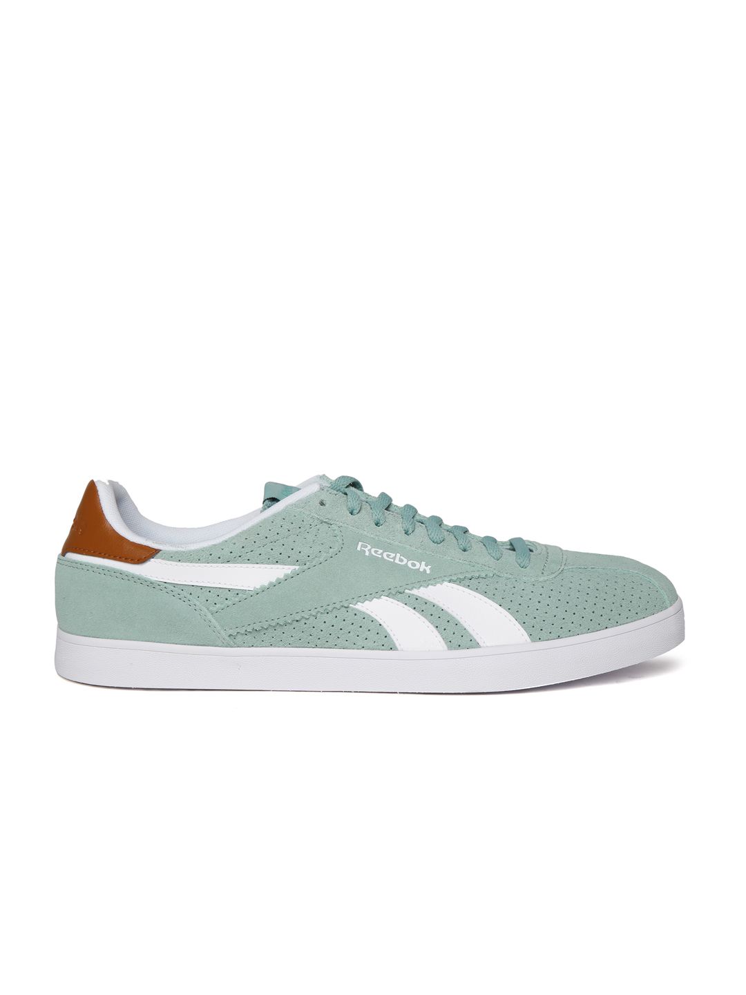 Buy Reebok Classic Men Mint Green Royal Alperez Suede Casual  display picture 1