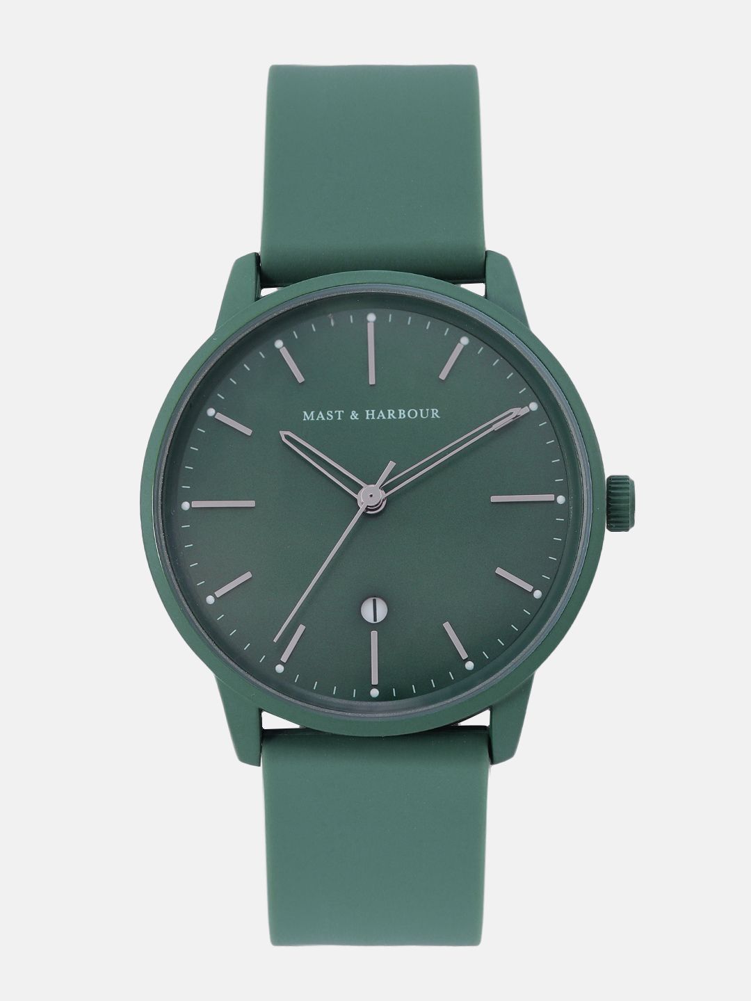 Mast & Harbour Unisex Green Analogue Watch MFB-PN-PF-DK2749 Price in India
