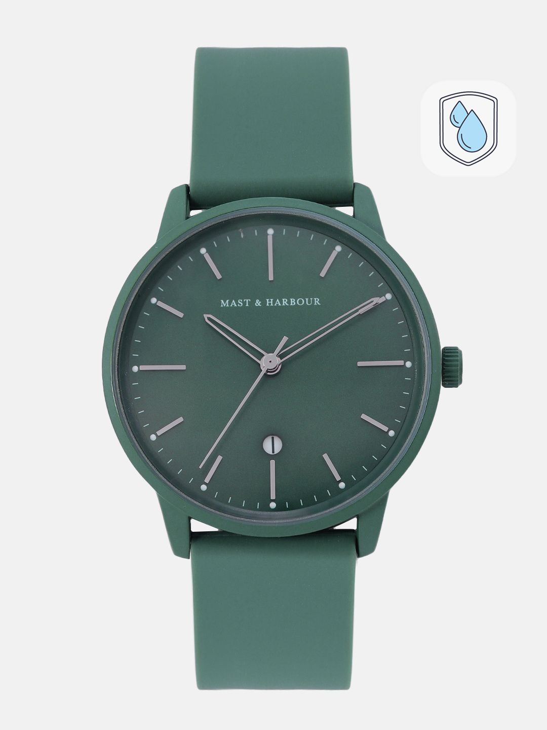 Mast & Harbour Unisex Green Analogue Watch MFB-PN-PF-DK2749