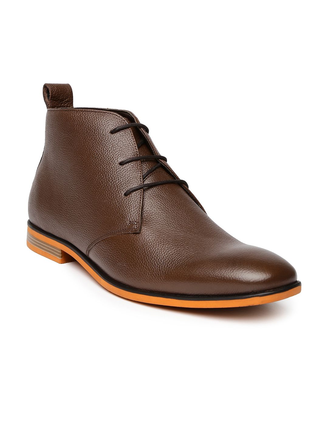 Buy Bata Men Brown Leather Semiformal Shoes Footwear for Men 1124275