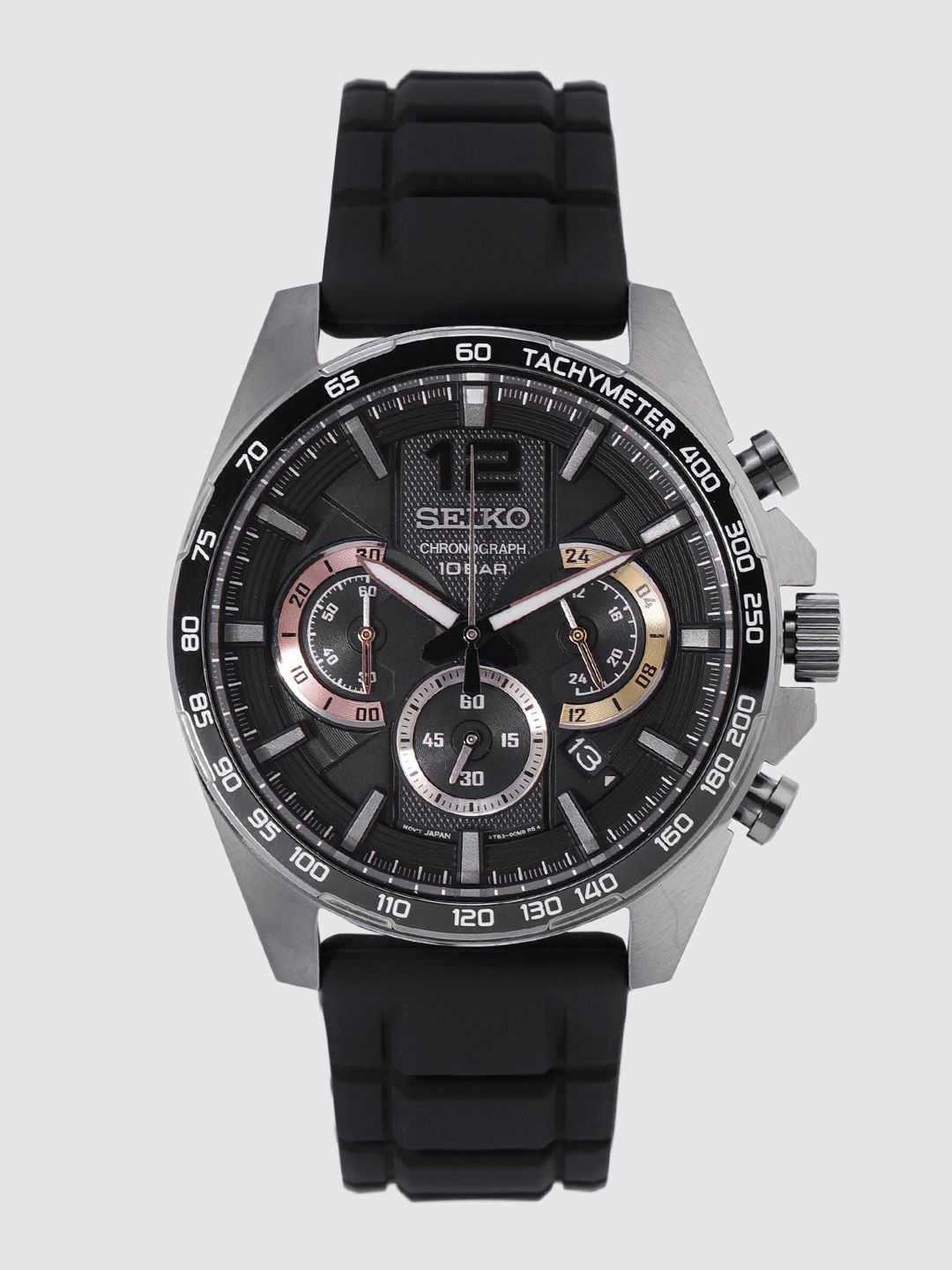 SEIKO SEIKO Chronograph Men Black Analogue watch SSB349P1