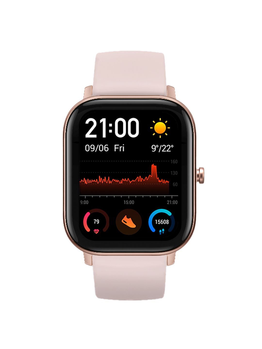 Amazfit Unisex Pink GTS Smartwatch A1914 Price in India
