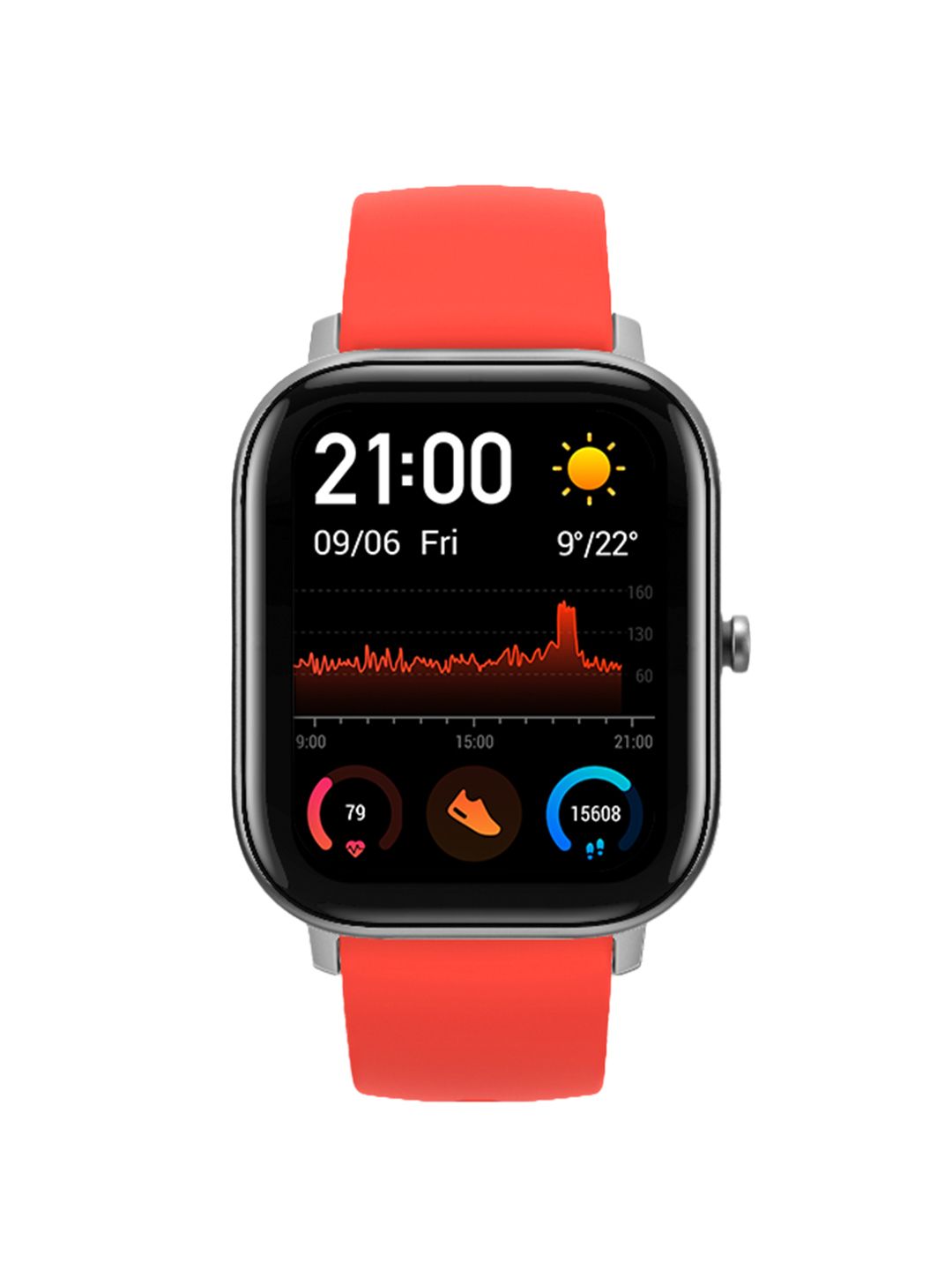 Amazfit Unisex Orange Huami GTS Smartwatch A1914 Price in India