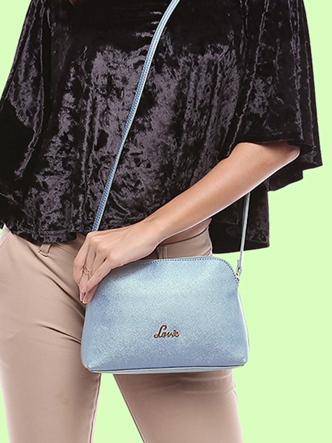 Lavie blue sling online bag