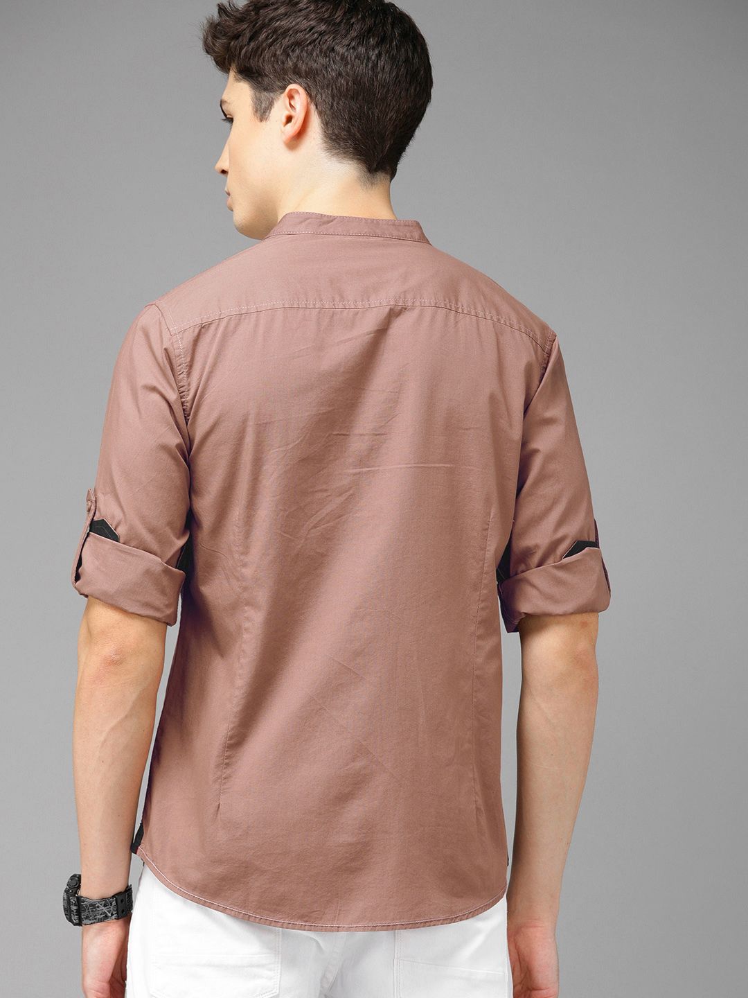 Buy Roadster Men Brown Regular Fit Solid Casual Shirt - Shirts for