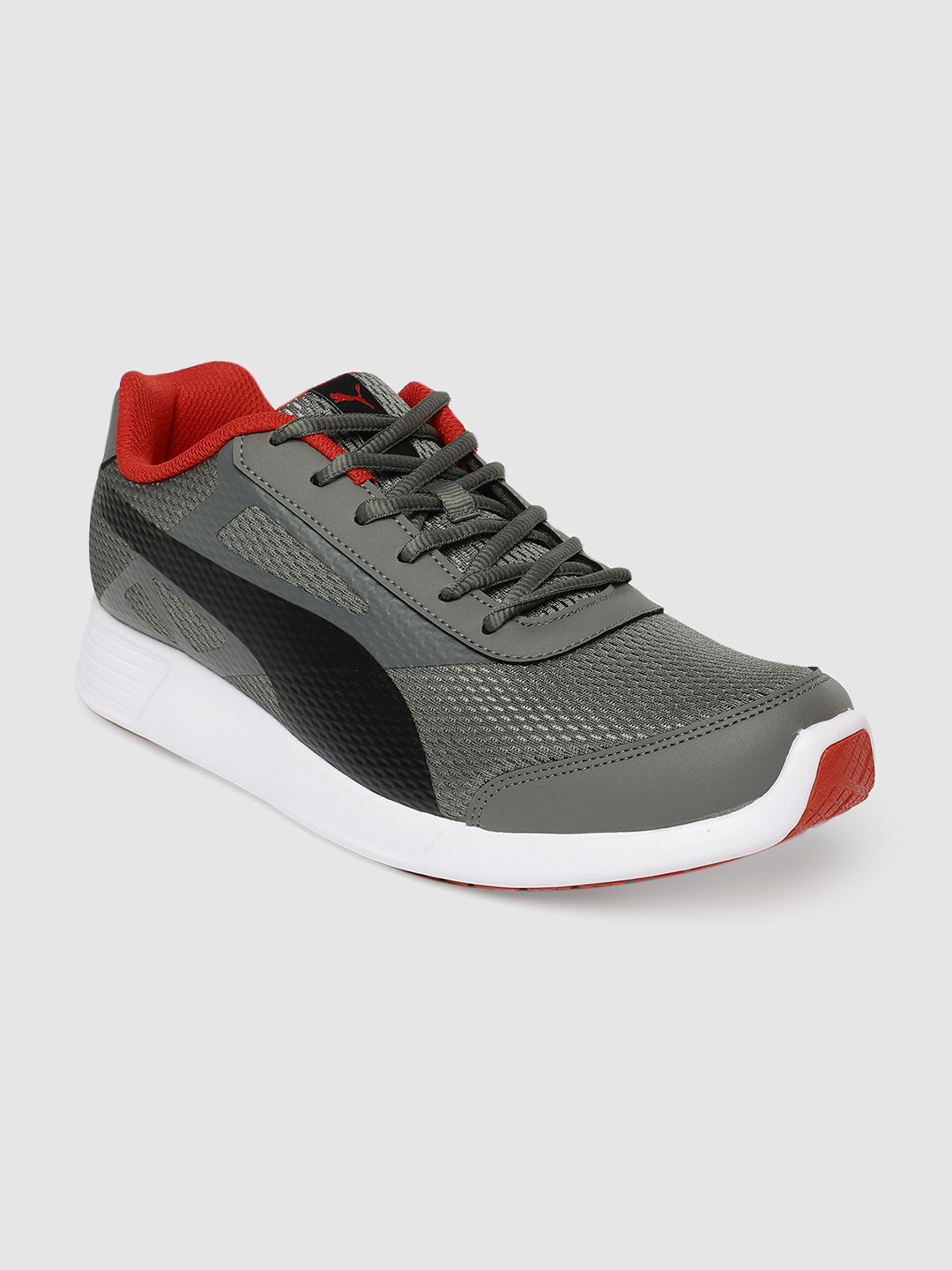 Puma Men Grey Colourblocked Trenzo II IDP Sneakers