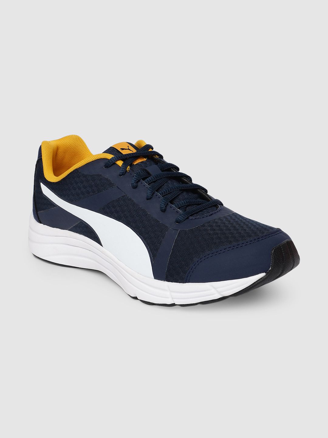 Puma Men Navy Blue & White Voyager IDP Running Shoes