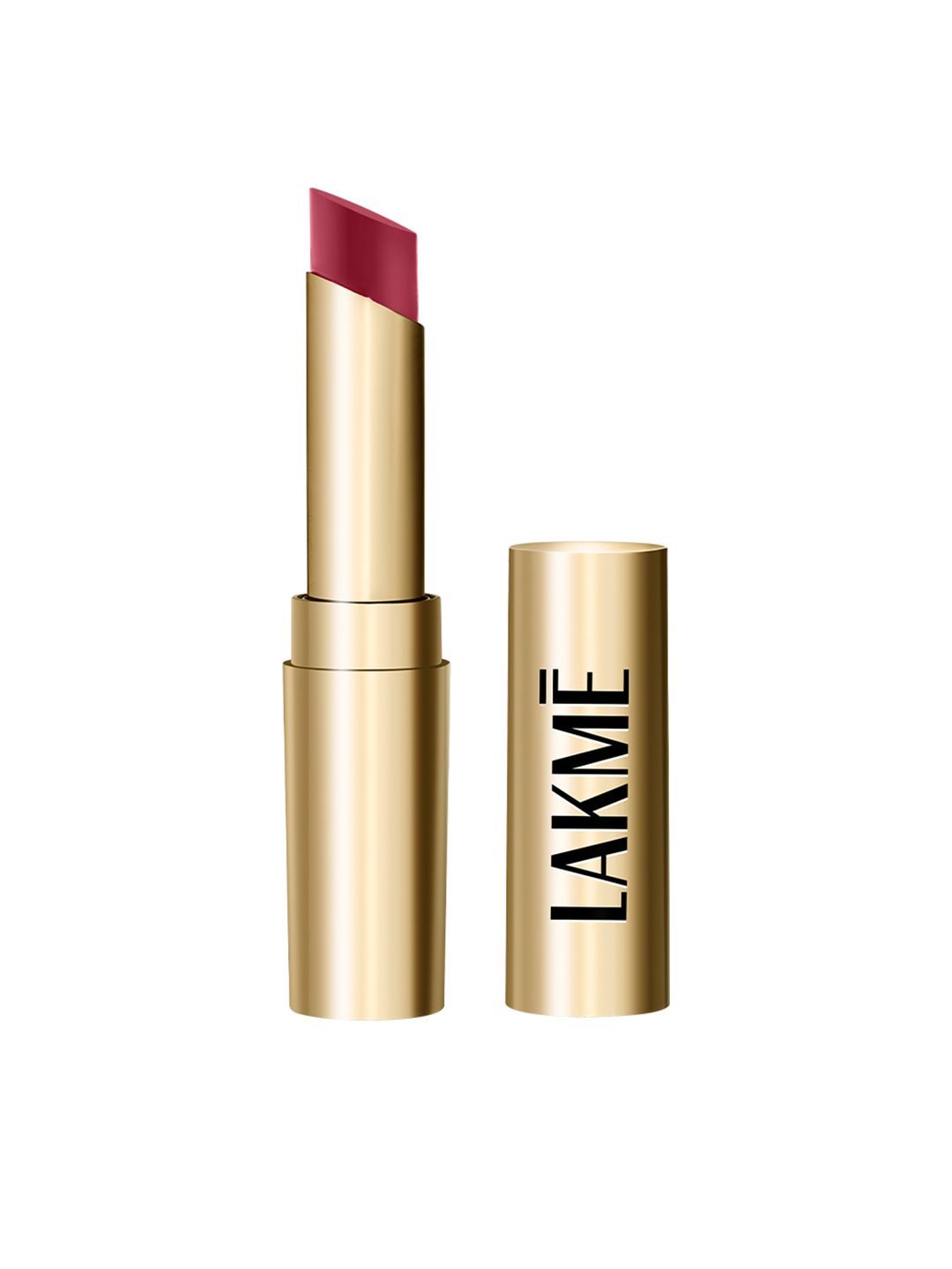 Lakme Unreal 3D Slim Matte Finish Bullet Lipstick - Wine Whisper, 3.6g