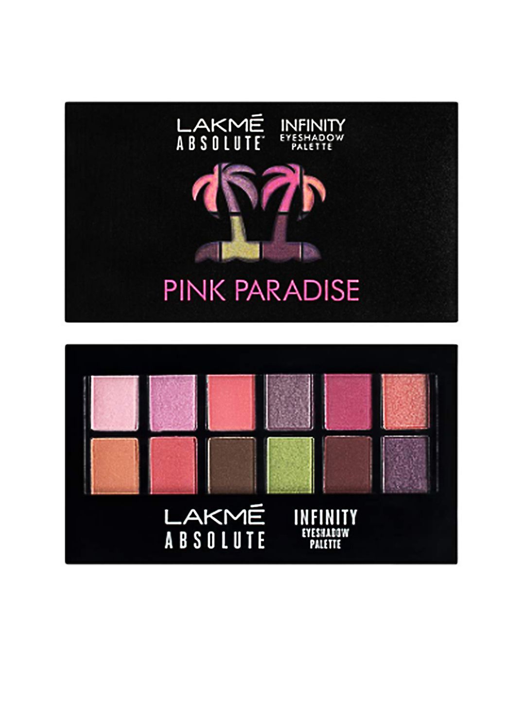 Lakme Absolute Infinity Eyeshadow Palette - Pink Paradise 12 g Price in India