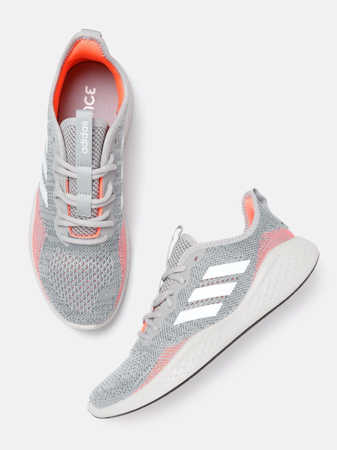 Buy ADIDAS Men Grey Melange Fluid Flow Running Shoes - Sports Shoes for Men  11351864 | Myntra