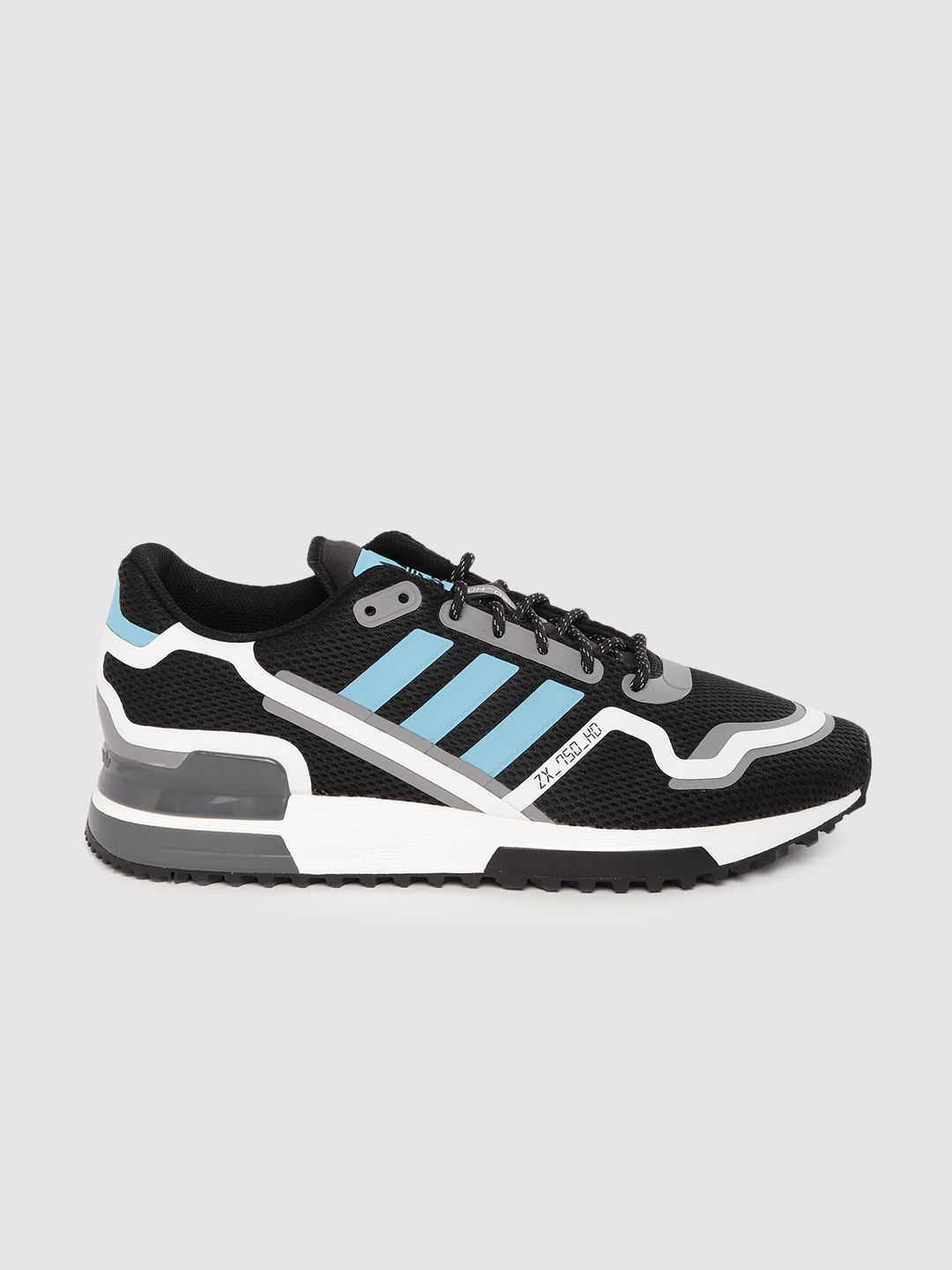 Buy ADIDAS Originals Men Black & White Woven Design ZX 750 HD