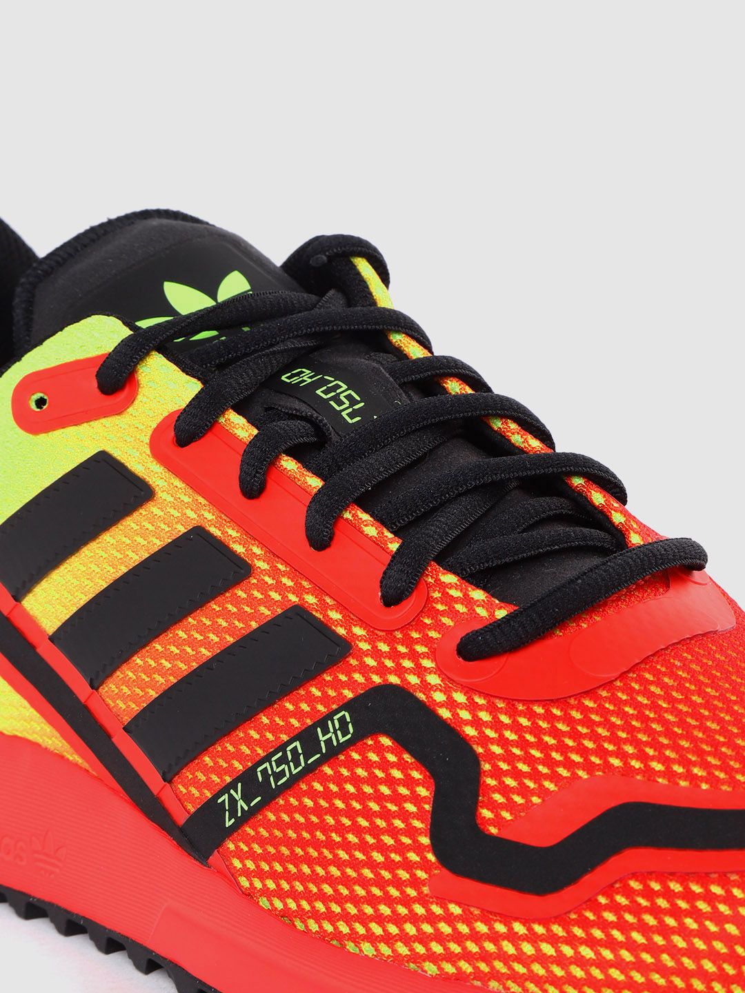 Buy ADIDAS Originals Men Orange & Fluorescent Green ZX 750 HD