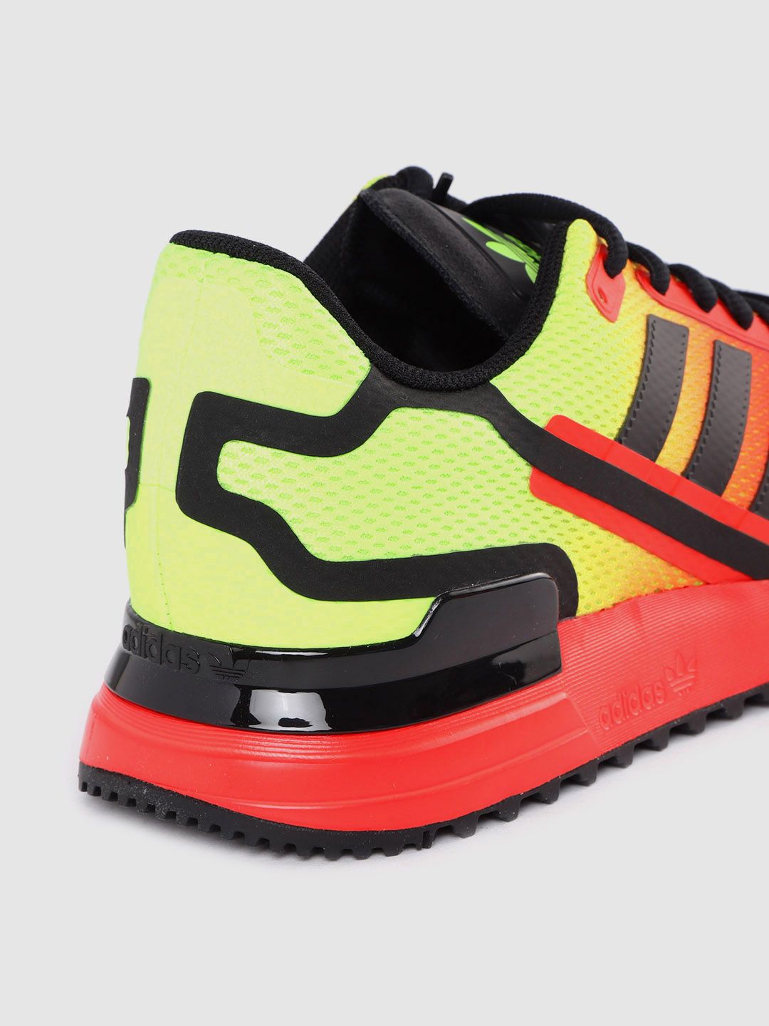 Buy ADIDAS Originals Men Orange & Fluorescent Green ZX 750 HD