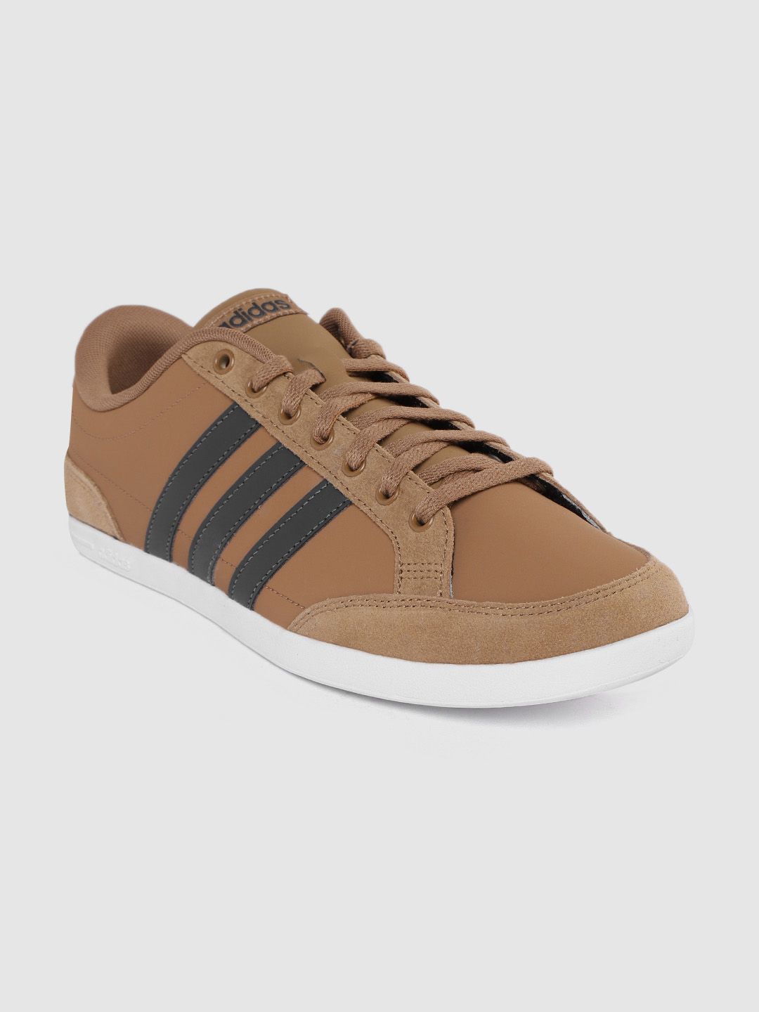 ADIDAS Men Brown Solid Cafaire Sneakers