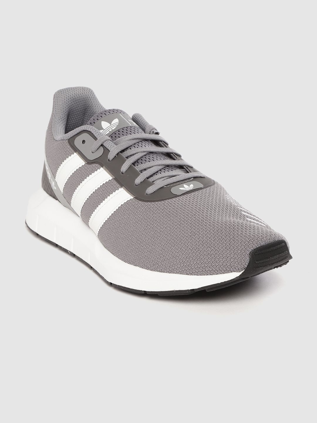 ADIDAS Originals Men Grey Woven Design Swift Run RF Sneakers