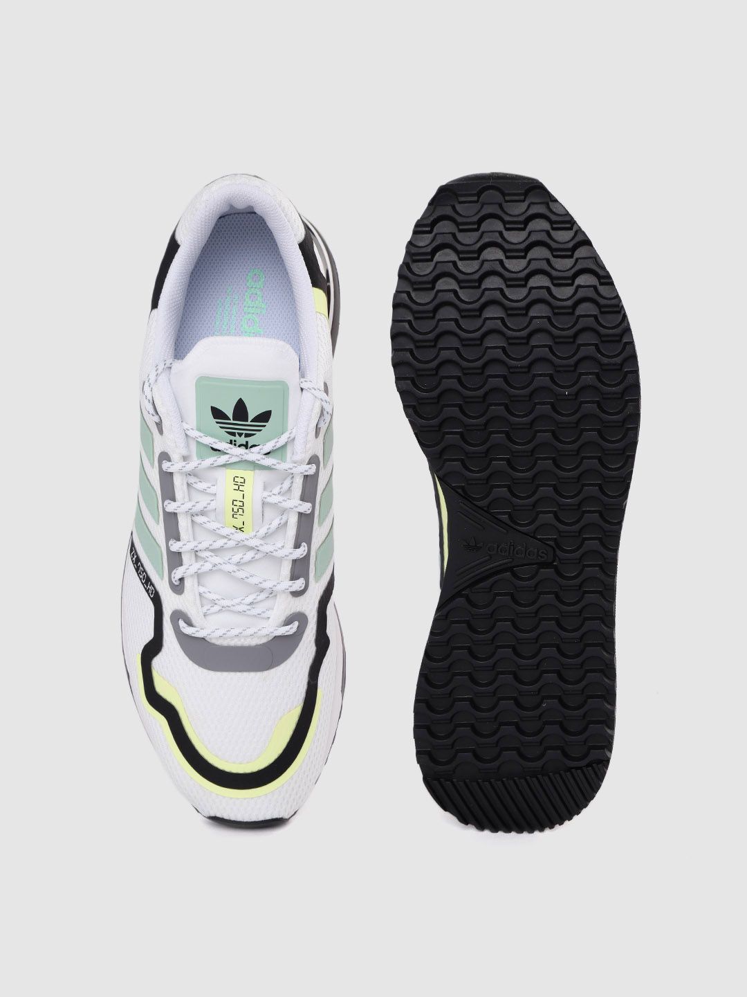 Buy ADIDAS Originals Men White & Mint Green ZX 750 HD