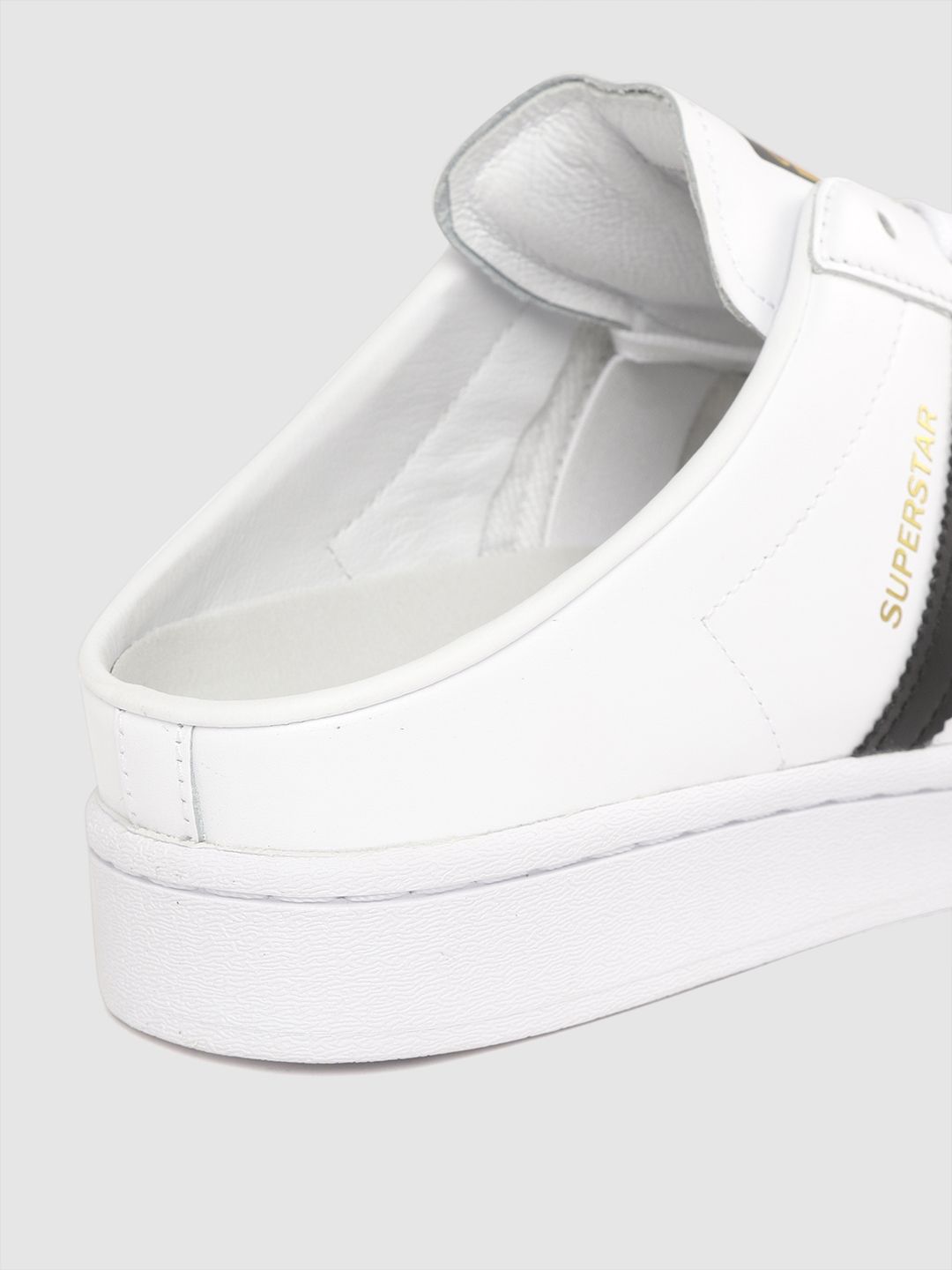 Buy ADIDAS Originals Men White & Black Leather Textured Superstar Mule  Sneakers - Casual Shoes for Men 11353930 | Myntra