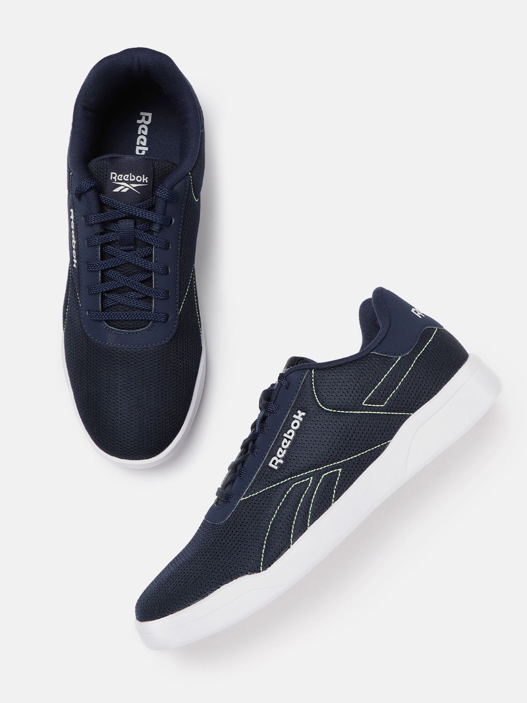 Reebok Men Navy Blue Solid Tread Lite Lux LP Running Shoes