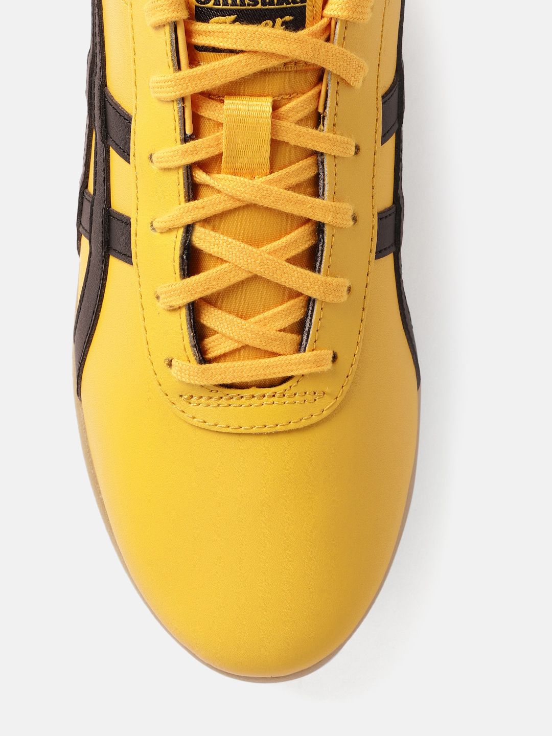 Buy Onitsuka Tiger Unisex Yellow Leather Sneakers Tai-Chi-Reb