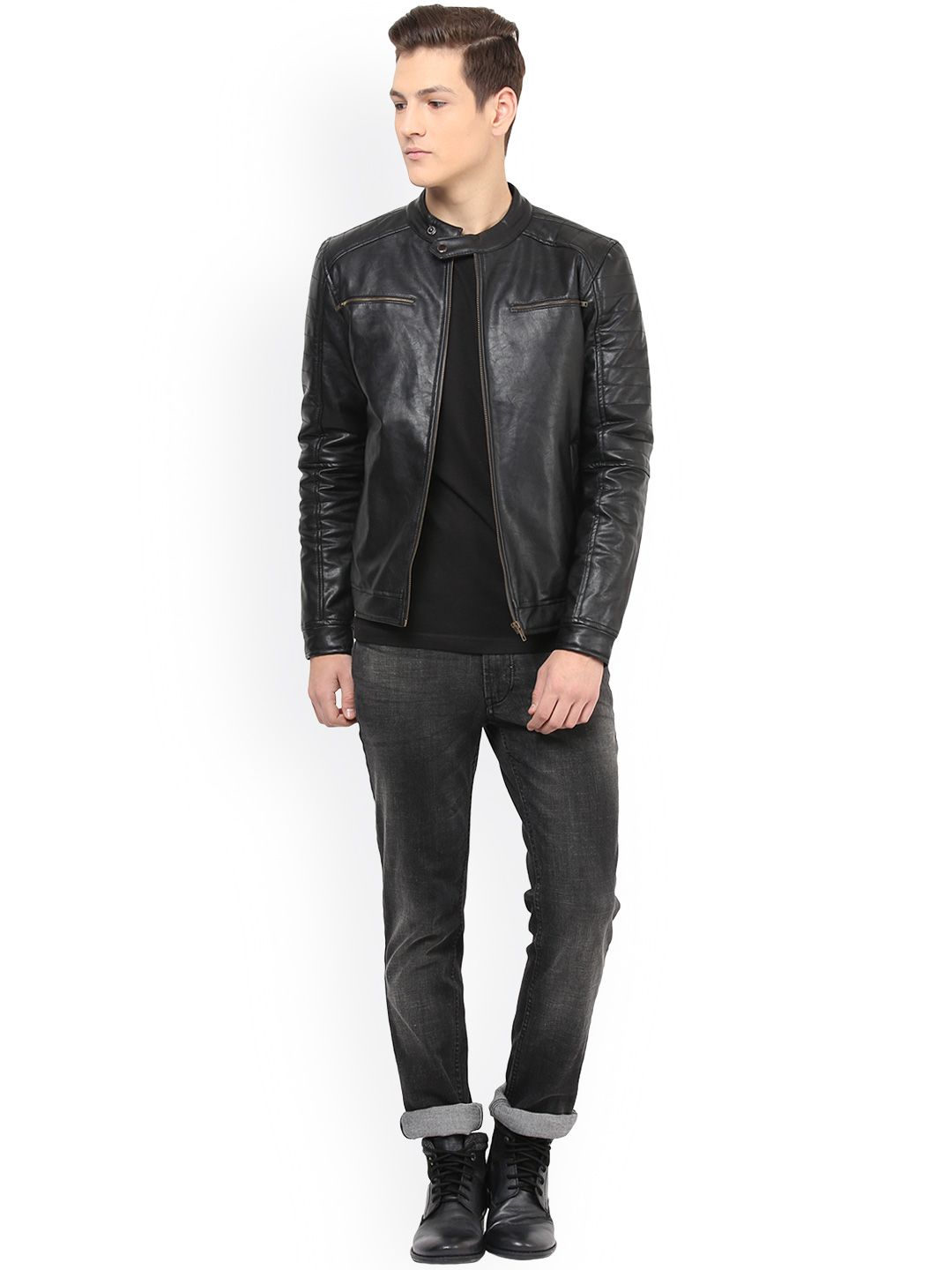 Jackets Leather Denim For Men Women Myntra