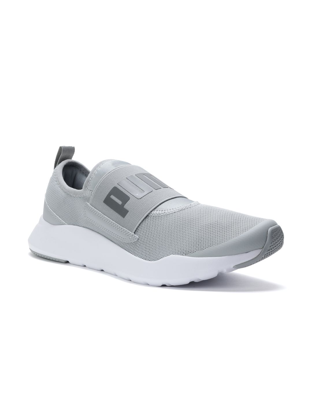 Puma Unisex Grey Woven Design Sneakers Price in India