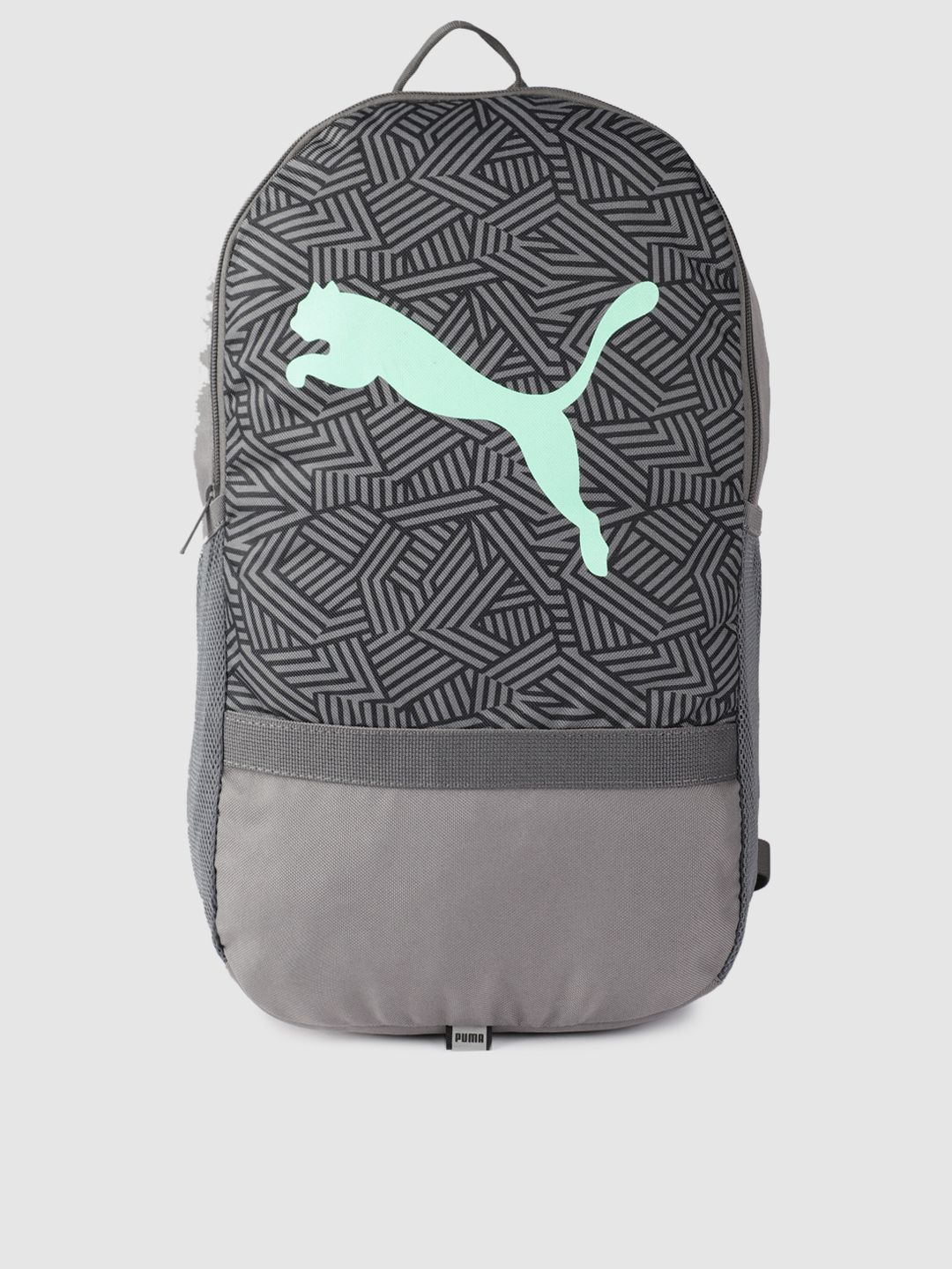 Puma Unisex Grey Graphic Beta Backpack Price in India