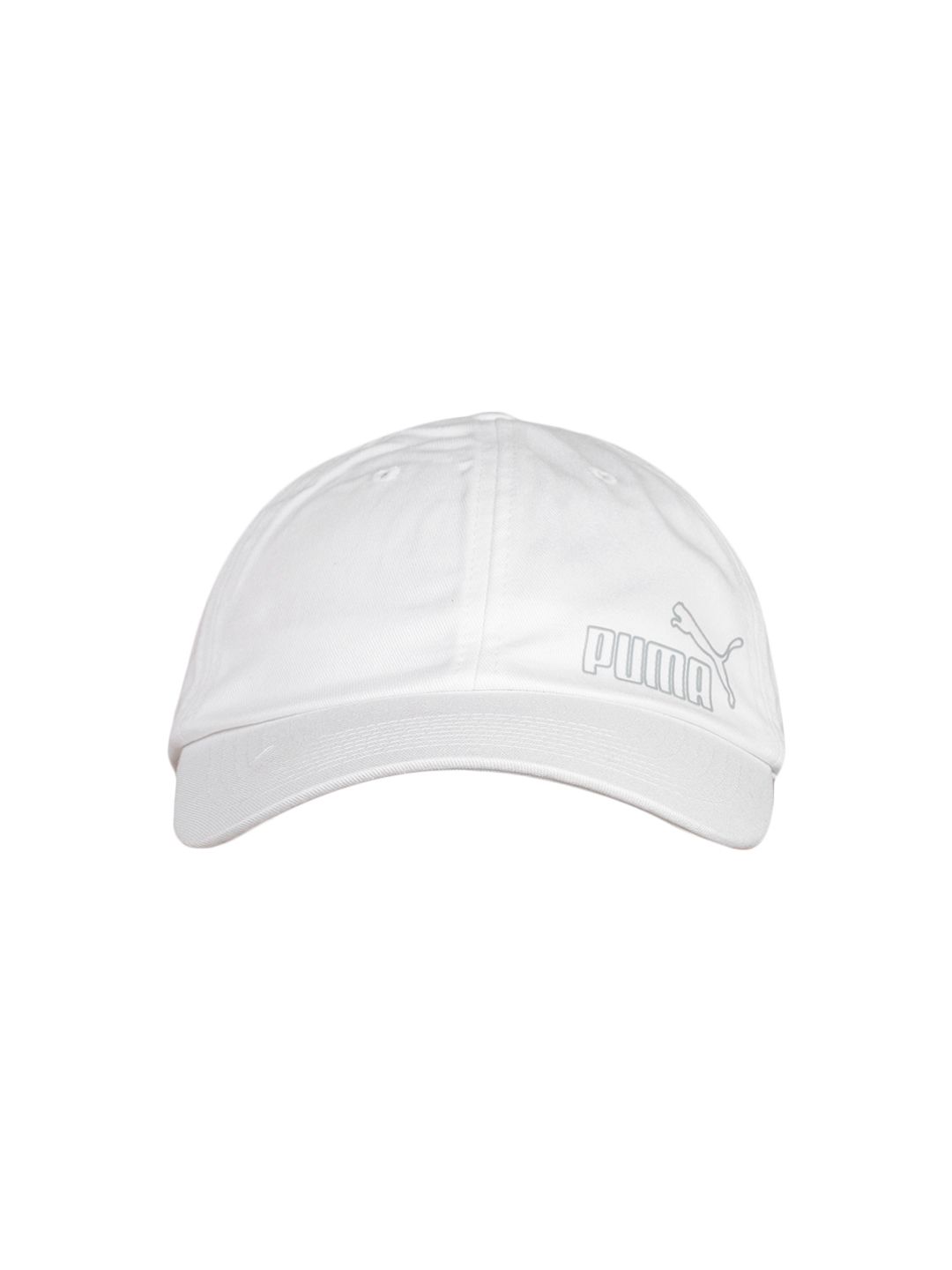 Puma Unisex White Solid Baseball Cap Price in India