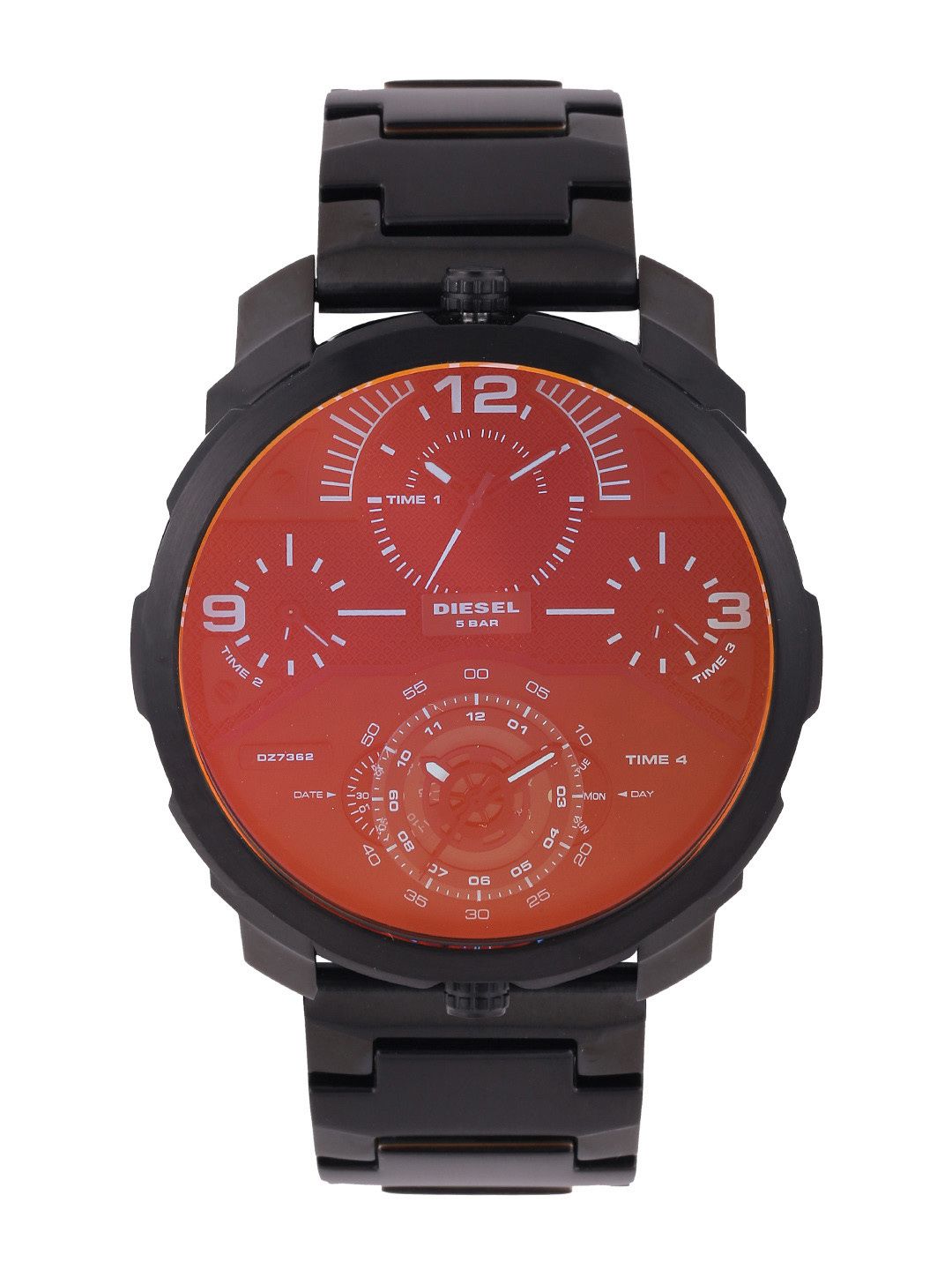 Buy DIESEL Men Orange Multifunction Dial Watch DZ7362 - Watches