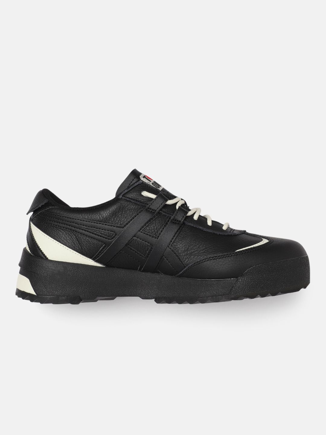 Buy Onitsuka Tiger Unisex Black Delegation EX Leather Sneakers