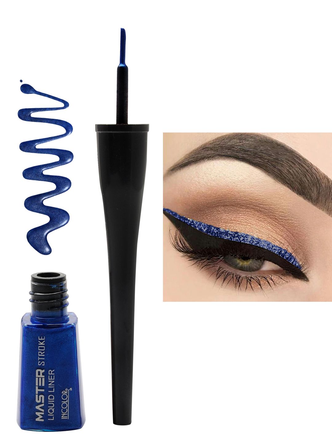 INCOLOR Master Stroke Liquid Eyeliner - Sapphire 05 Price in India