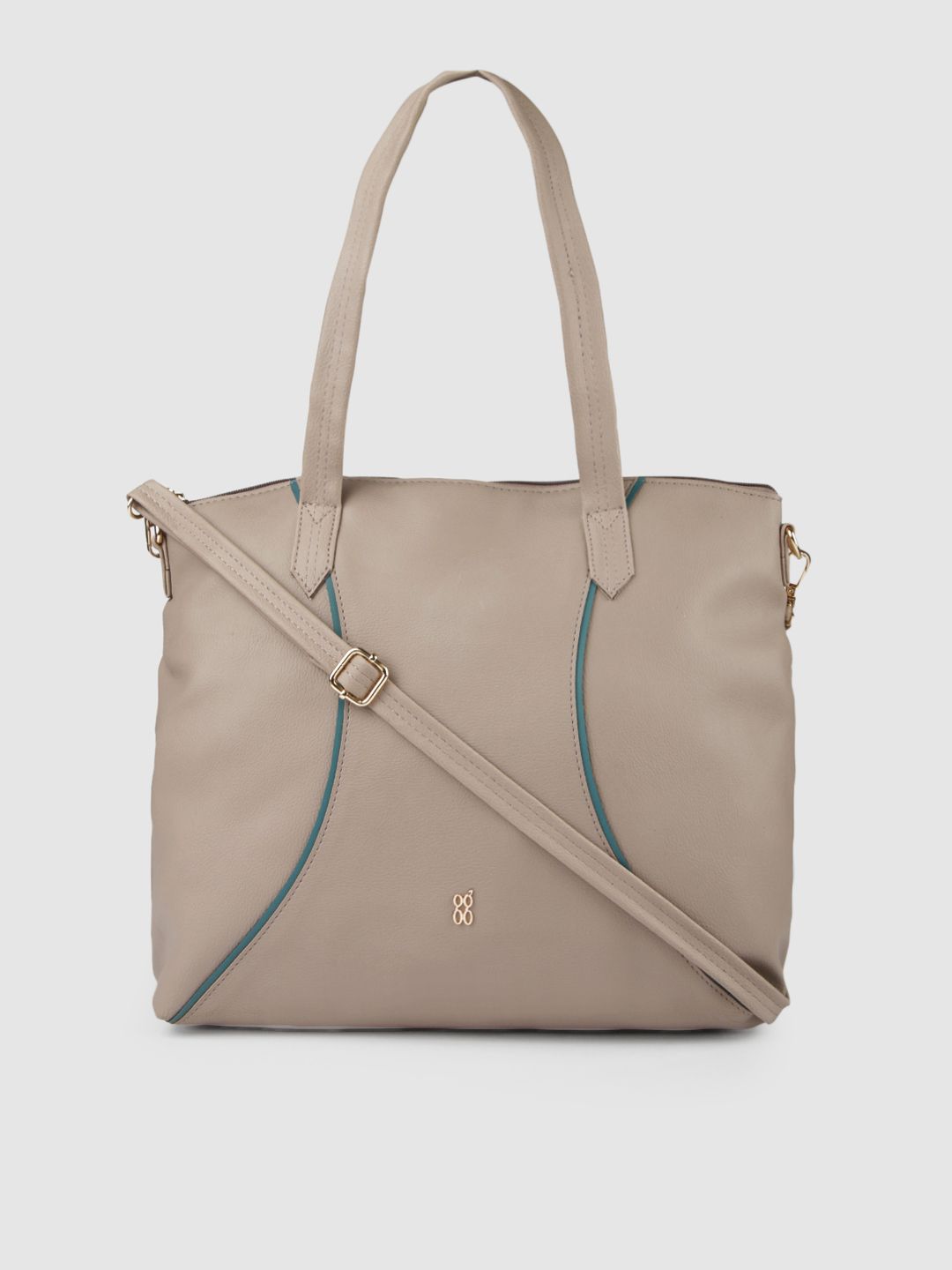 Baggit Beige Solid Shoulder Bag Price in India