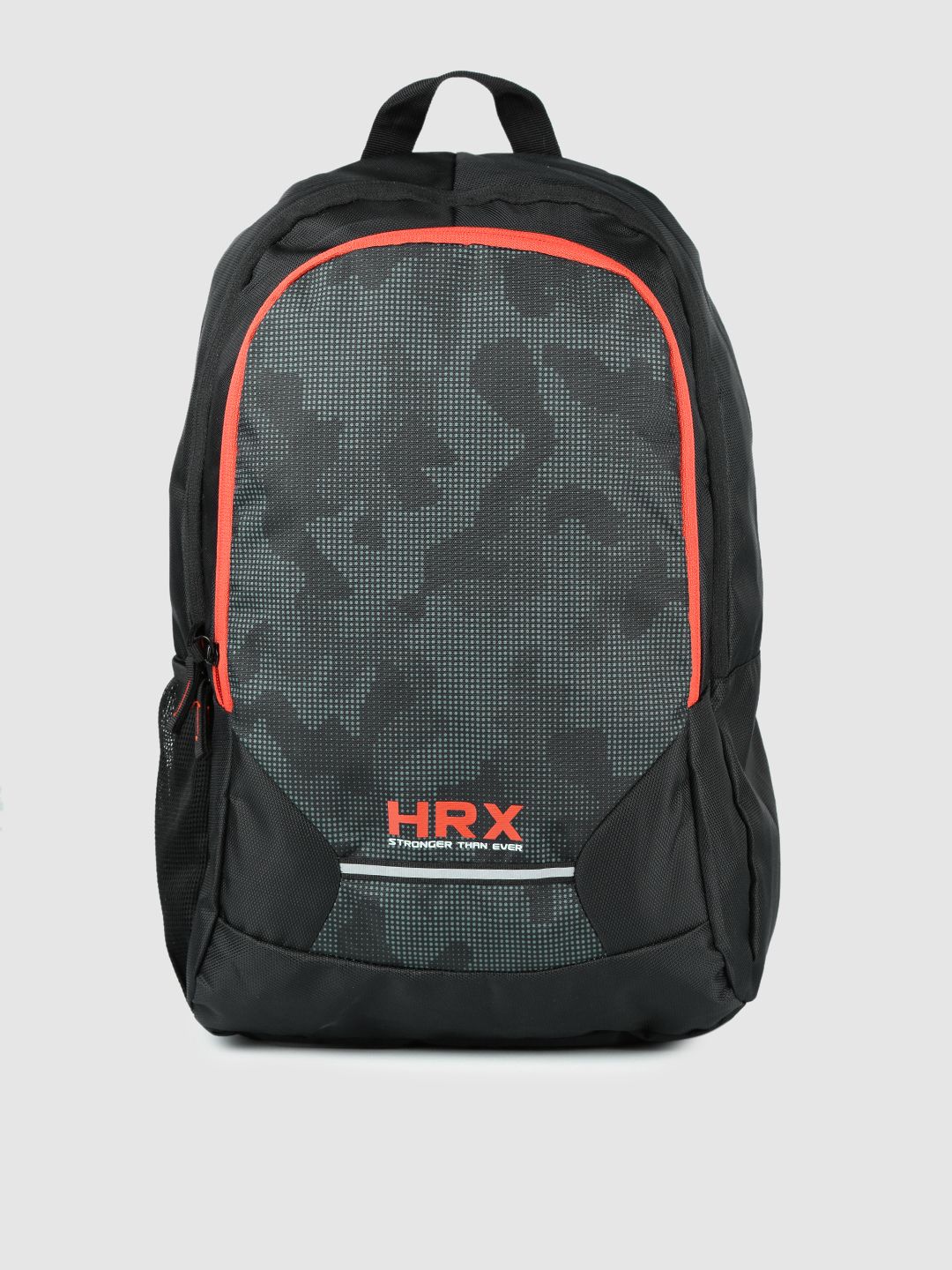 HRX by Hrithik Roshan Unisex Black & Grey Graphic Eco4 Backpack Price in India