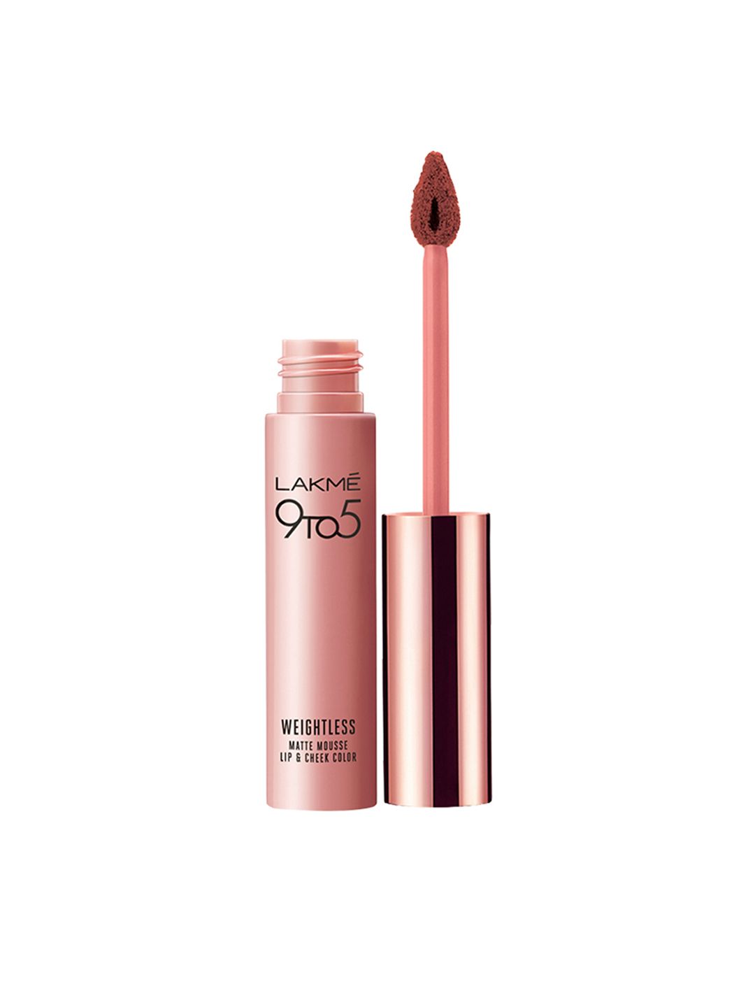 Lakme 9to5 Weightless Matte Mousse Touch Lip & Cheek Color - Burgundy Lush Price in India