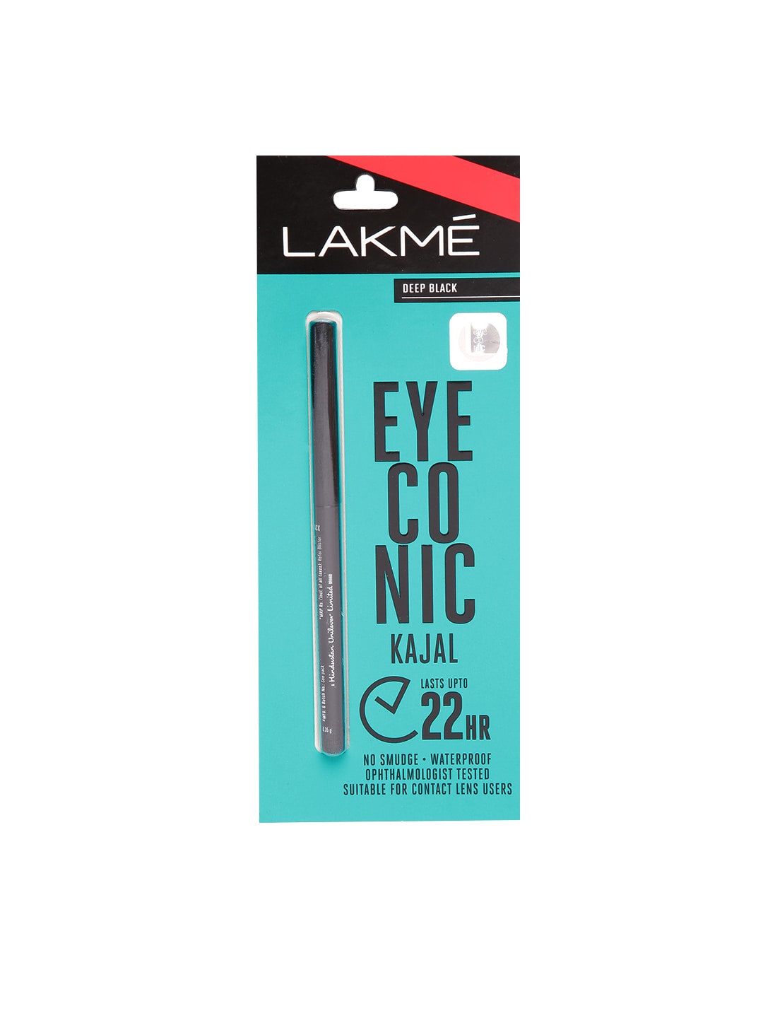 Lakme Eyeconic Kajal - Deep Black 0.35 g Price in India